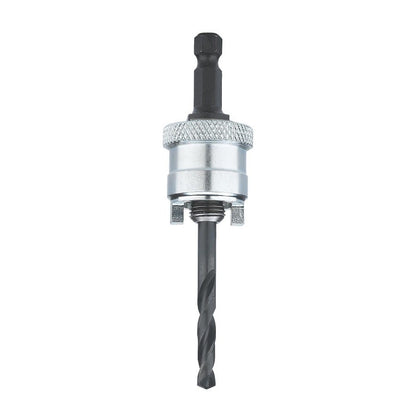 Standard Hole Saw Arbor, 3/8 in, 1/4 in, Pilot Drill, Steel