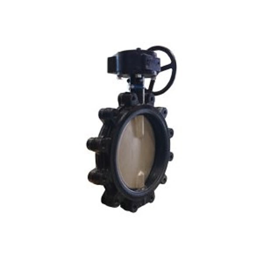Lug Style Butterfly Valve, Gear Operator, 3 in, Flange, Ductile Iron