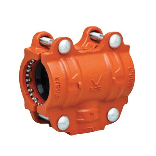 Install-Ready Tee, 1-1/4 in, Groove, Ductile Iron, Enamel Painted