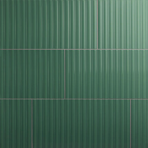 Luminique Juniper Rectangle, Fluted 12X24 Glossy