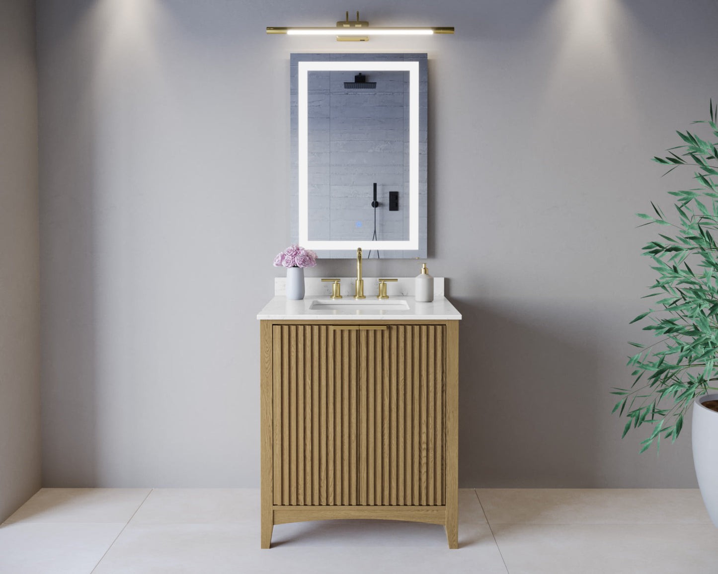 Palmilla Single Bathroom Vanity - 30W x 35H x 22D