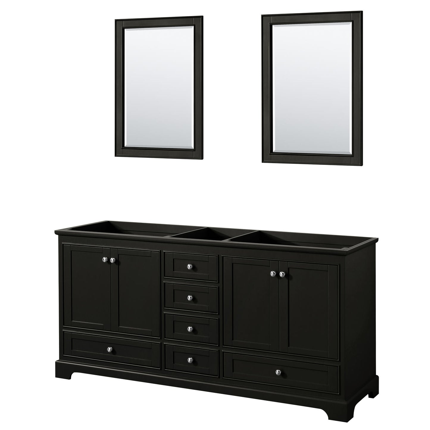 Deborah Double Bathroom Vanity - 71W x 34.25H x 21.5D