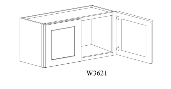 Wall Cabinet - 36"W x 21"H x 12"D