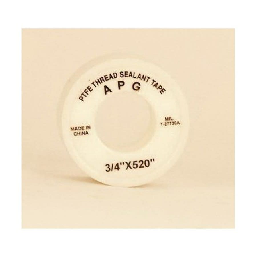 Teflon Tape, 1/2 in W, 260 in L, White