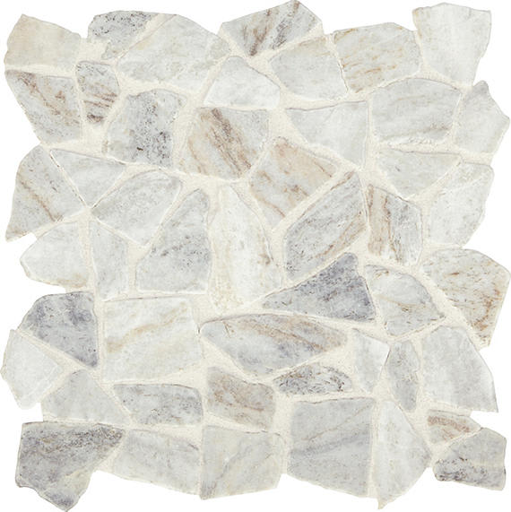 Presario Lumen White River Pebble Irregular Shape Mix