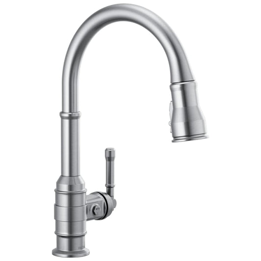 Broderick 1.8 GPM Single Hole Pull Down Kitchen Faucet