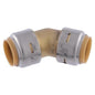 Max™ 45 deg Elbow, 3/4 in, Push, Brass