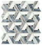 Vivify Spectra Blue Trapezoid 1X3 Glass