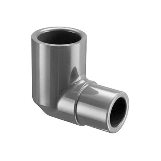 Street 90 deg Elbow, 2 in, Spigot x Socket, SCH 80/XH, CPVC