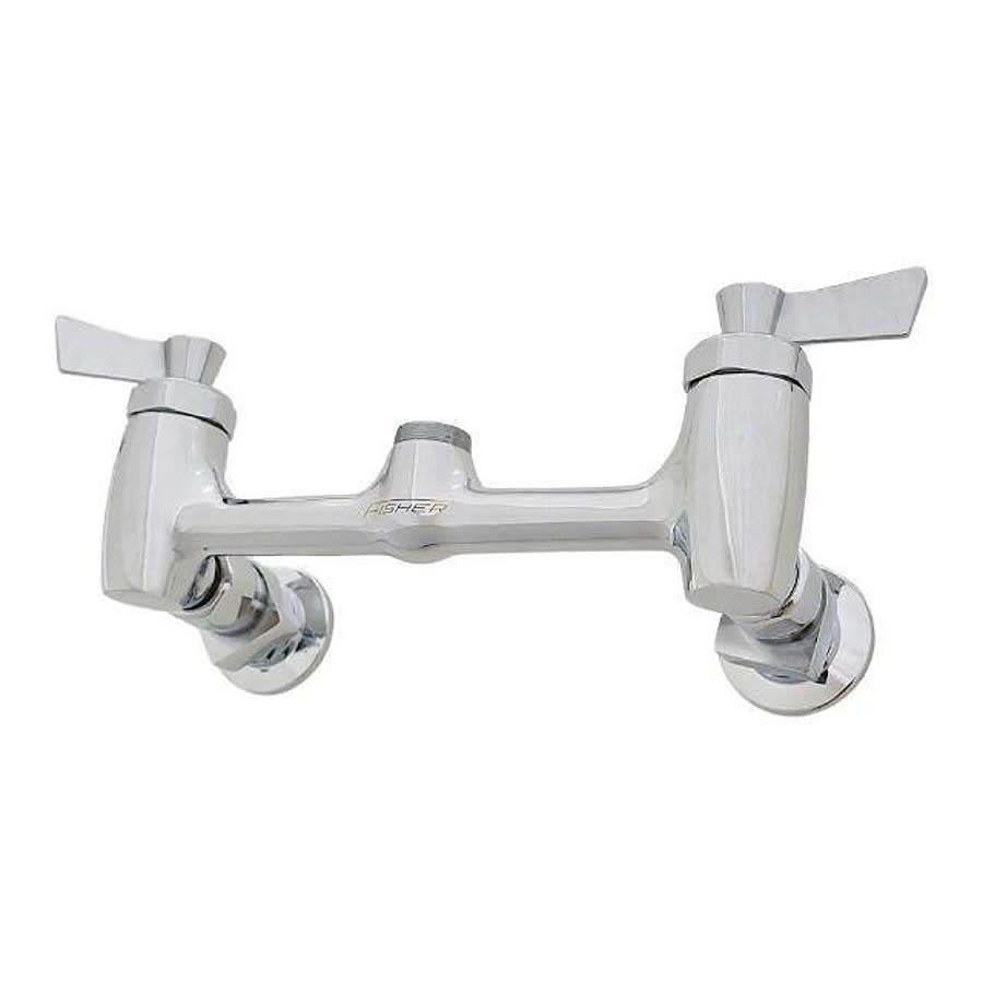 Adjustable Wall Control Valve, 1/2 in, Female NPT, Brass Body, Polished Chrome, Commercial