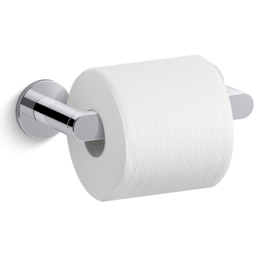 Composed Wall Mounted Pivoting Toilet Paper Holder