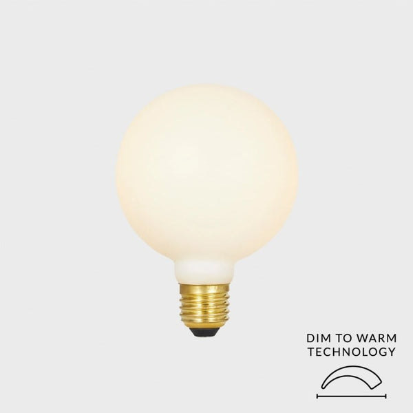 7W Light Bulb E26 Matte Porcelain G31 Sphere