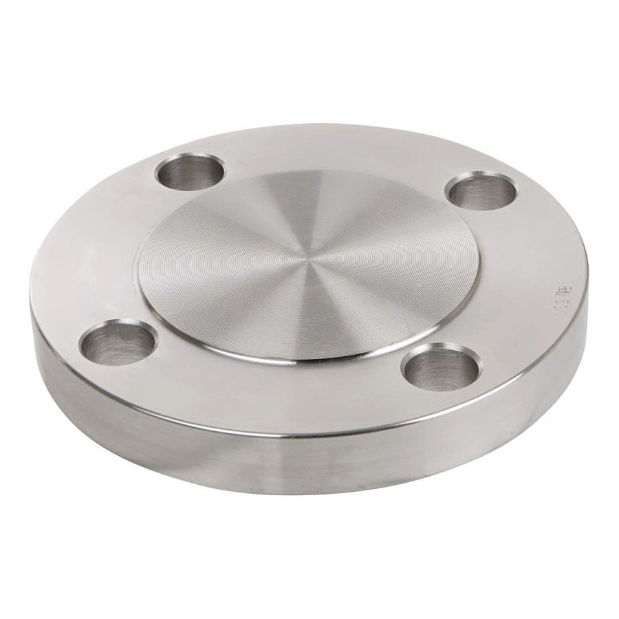 Raised Face Flange, 2 in, Blind, 150 lb, 6 in OD, 3/4 in Bolt Hole Size, 304/304L Stainless Steel