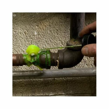 Gas Leak Detector, 8 fl-oz, Liquid/Viscous Form, Light Yellowith Green