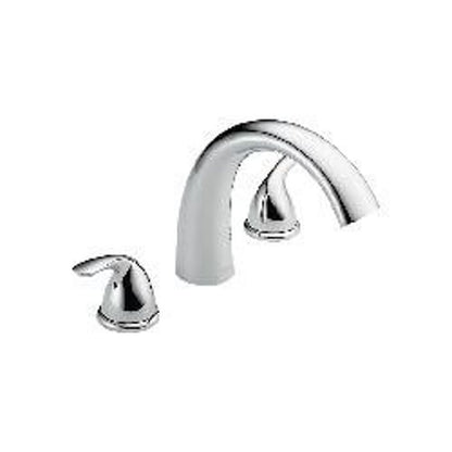 Classic Tub Faucet Trim, ADA, Deck Mount, Chrome