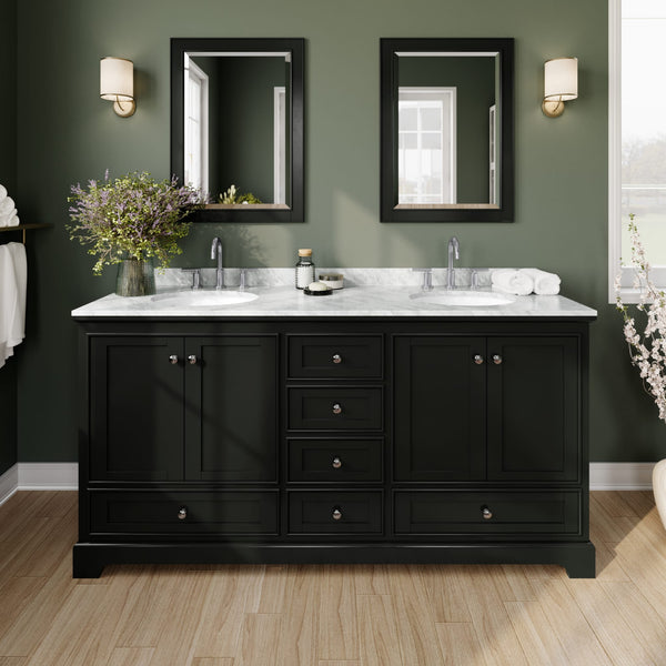 Deborah Double Bathroom Vanity - 72W x 35H x 22D