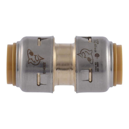 Max 1/2 in. Brass Push-to-Connect Coupling Fitting