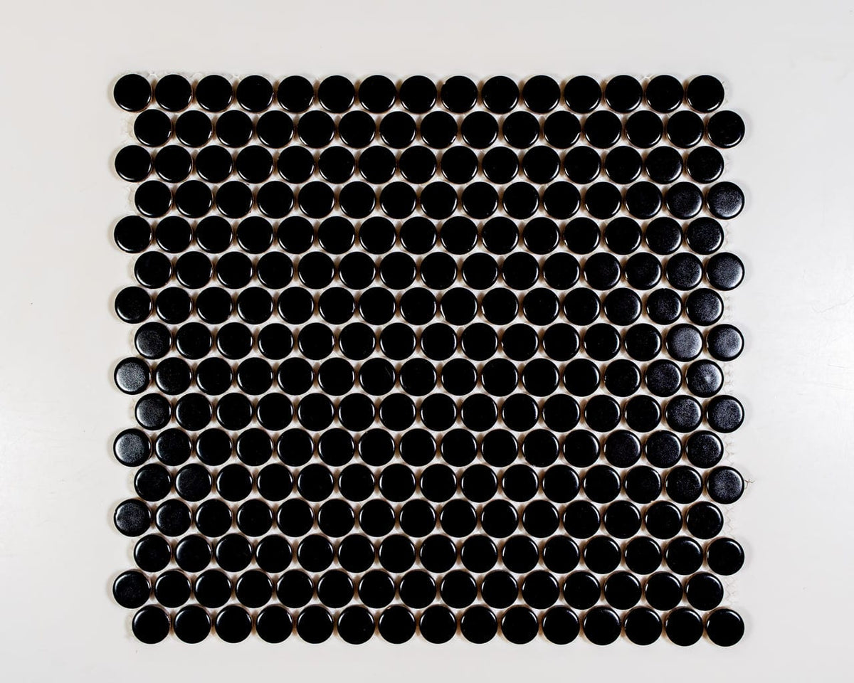 Black Penny Round 19MM