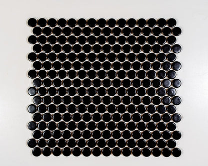 Black Penny Round 19MM
