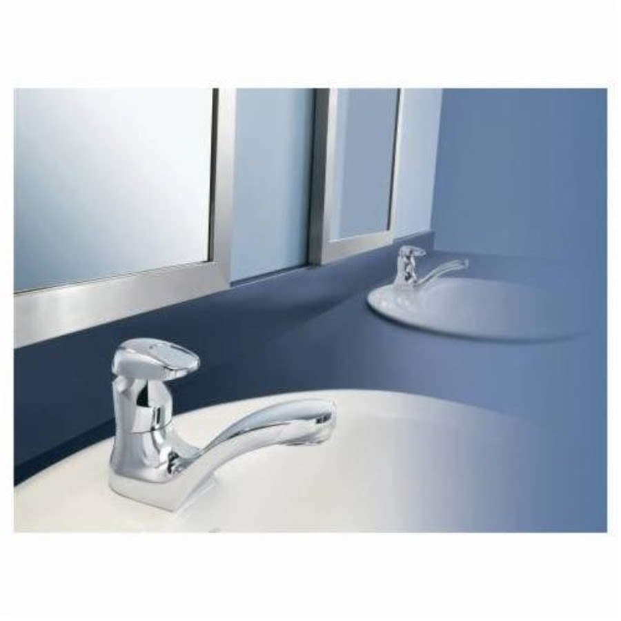 M-PRESS™ Metering Lavatory Faucet, ADA, 1 Handle, 1-Hole, 0.5 gpm, Polished Chrome