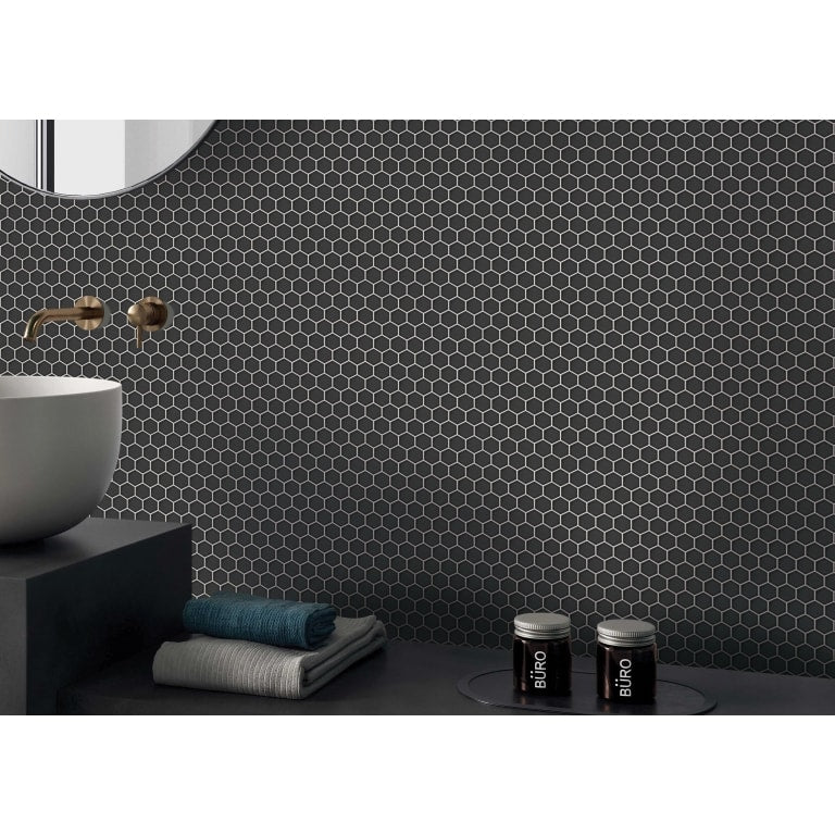 SAVVY PEWTER GL 2" HEX/MO