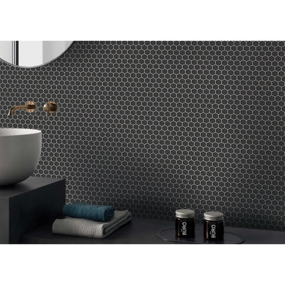 SAVVY PEWTER GL 2" HEX/MO