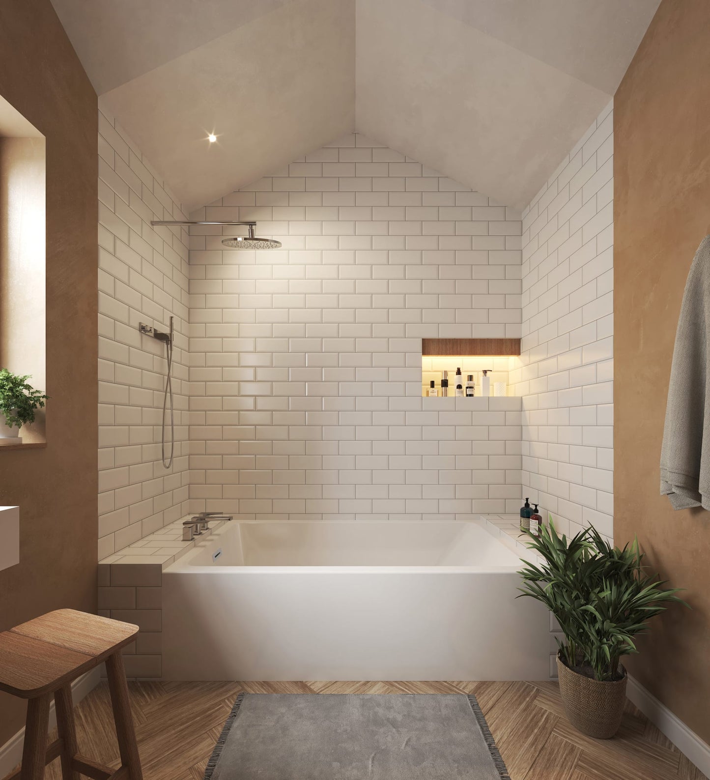 Grayley Alcove Bathtub - 60W x 22H x 36D