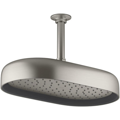 Statement 2.5 GPM Single Function Rain Shower Head with MasterClean Sprayface and Katalyst Air Induction Technology