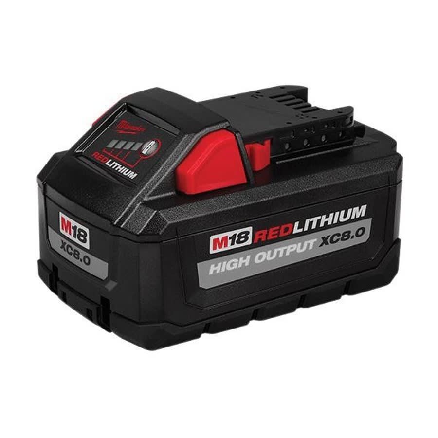 Battery, 8 Ah XC™ Lithium-Ion Battery, 18 V Charge, For Use With M18™ Cordless Tools