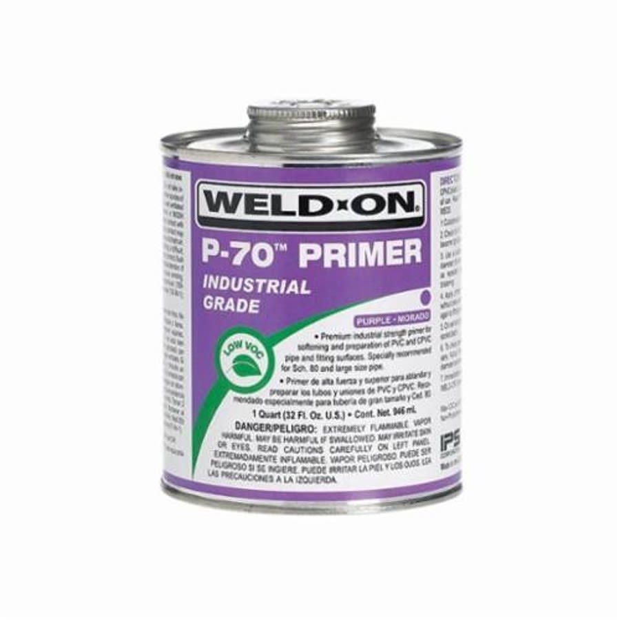 P70™ Primer, 1 pt, Purple, For PVC, CPVC