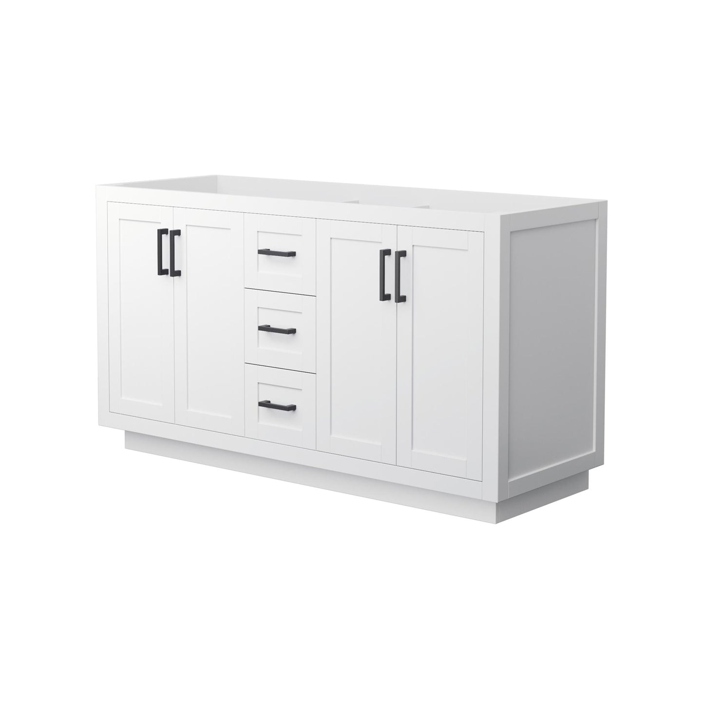 Miranda Double Bathroom Vanity - 59.25W x 33H x 21.75D