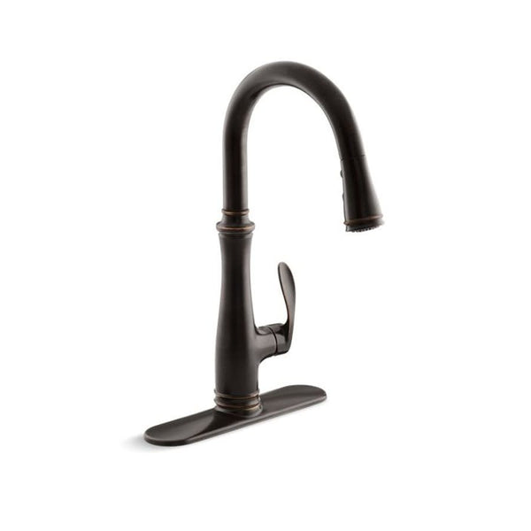 Bellera® Kitchen Faucet, Deck Mount, ADA, 1 Lever Handle, 1 or 3-Hole, Oil Rubbed Bronze