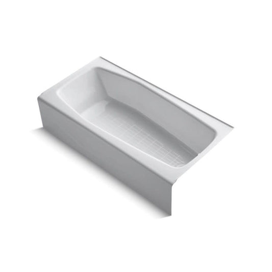 Villager™ Alcove Tub, ADA, 60 x 30-1/4 x 14 in, Right Hand Drain, White