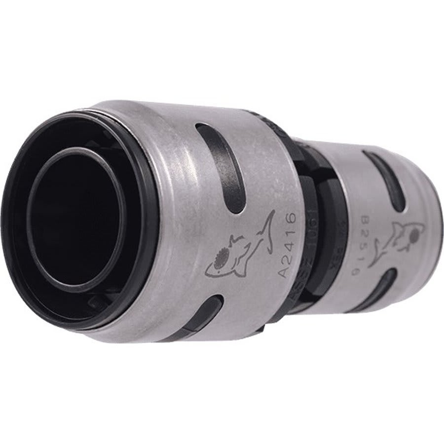 Reducer Coupling, 1 x 3/4 in, Push, Plastic