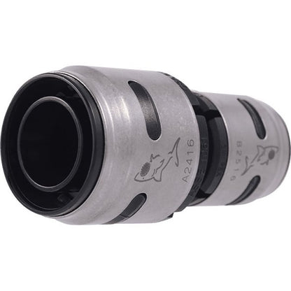Reducer Coupling, 1 x 3/4 in, Push, Plastic