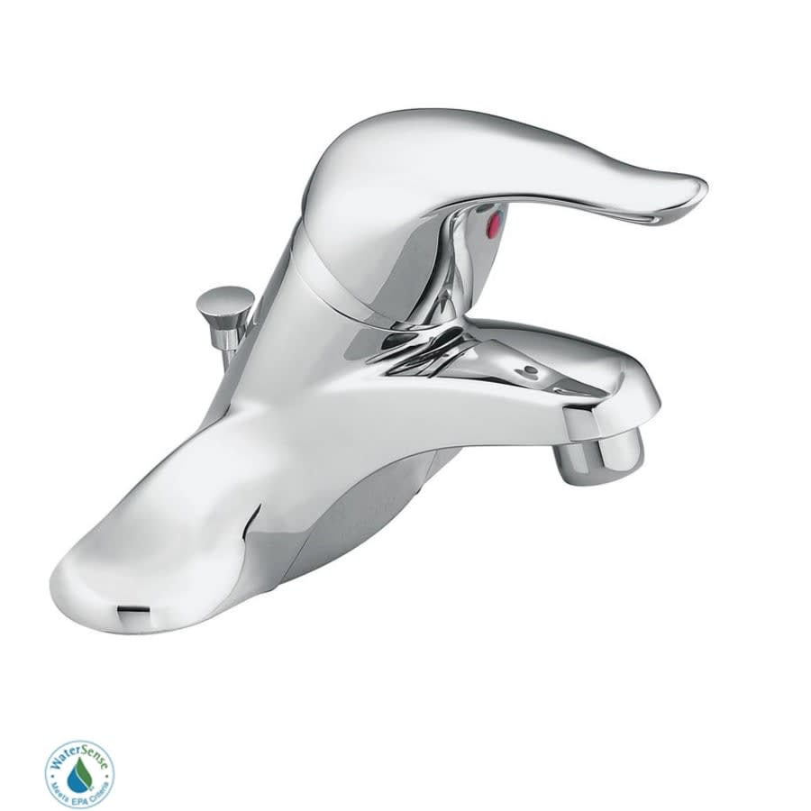 Single Handle Centerset Bathroom Faucet from the Chateau Collection (Valve Included)