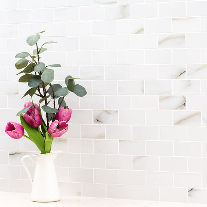 Aria Bianco Subway Tile 2X4