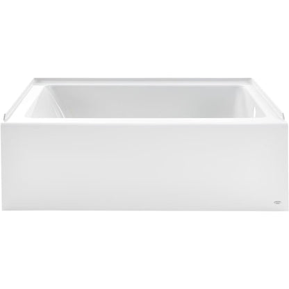 Studio 60" Soaking Bathtub for Three Wall Alcove Installation with Left Drain