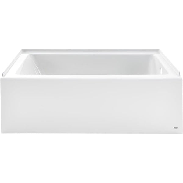 Studio 60" Soaking Bathtub for Three Wall Alcove Installation with Left Drain