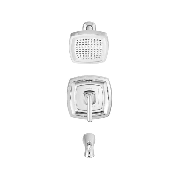 Edgemere Tub and Shower Trim Package with 1.8 GPM Single Function Shower Head, Tup Spout, and Lever Handle