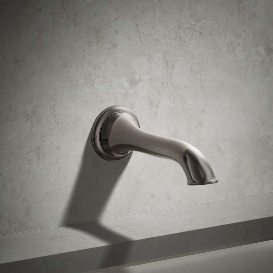 Artifacts Non Diverter Wall Mounted Tub Spout with Flare Design