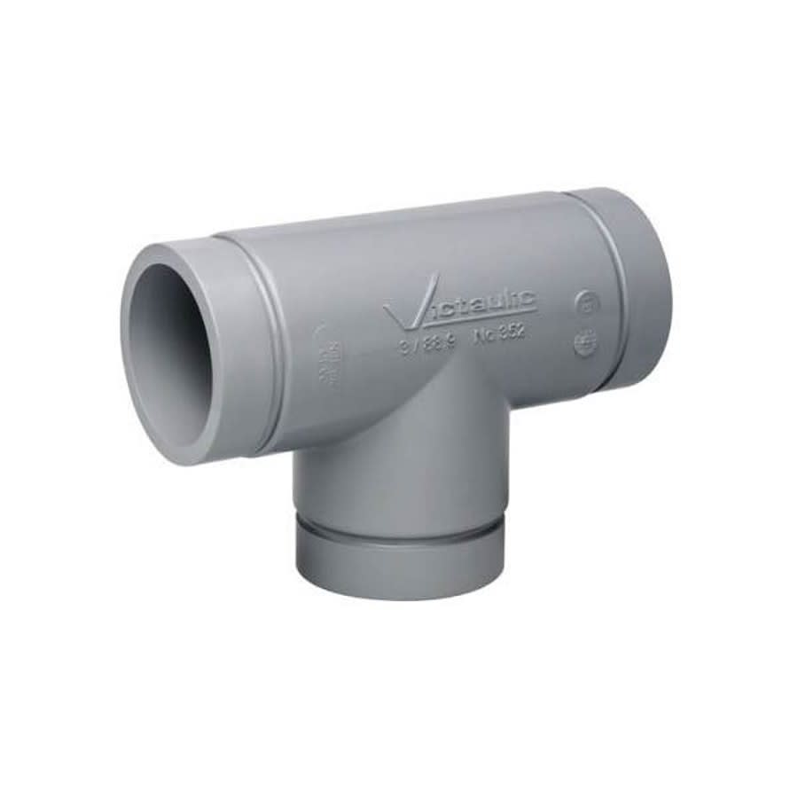 Tee, 2 in, Groove, CPVC, SCH 80/XH