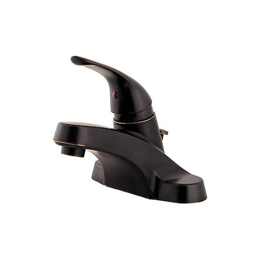 Pfirst Series™ Centerset Lavatory Faucet, ADA, 1 Handle, 3-Hole, 1.2 gpm, Tuscan Bronze