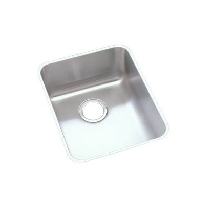 Lustertone™ Classic Single Bowl Kitchen Sink, Under Mount, 16-1/2 x 20-1/2 in, 7-7/8 in Bowl Depth, 18 ga Lustrous Satin Steel, Stainless