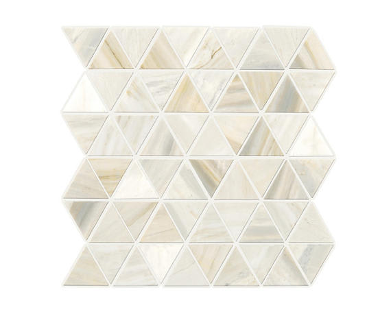 Pietra Divina Namaste Triangle, Straight Edge 2X2 Mixed