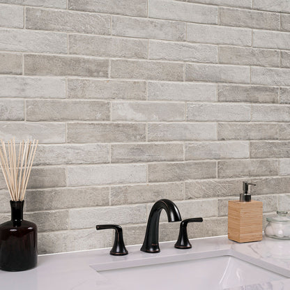 Brickstone IVORY PORCELAIN TILE