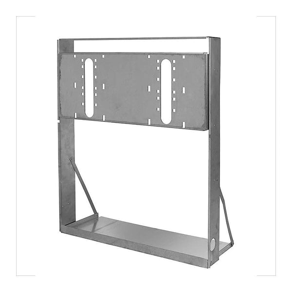 In-Wall Mounting Frame, For Use With Dual Bubbler Electric Fountain, Heavy Gauge Steel