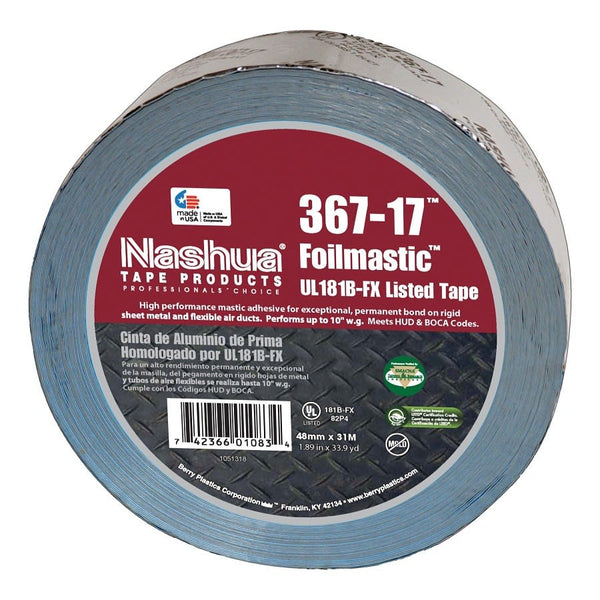 Foil Tape, 2 in W, 100 ft L
