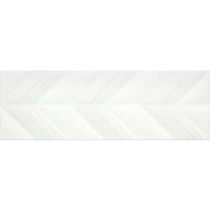 VERTIGO WHITE CHEVRON 10X30