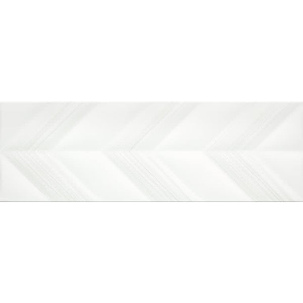 VERTIGO WHITE CHEVRON 10X30